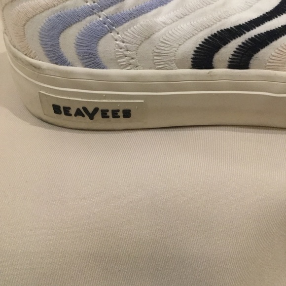 SEAVEES ๐ pastel wave sz9 stitched pattern - Picture 3 of 7